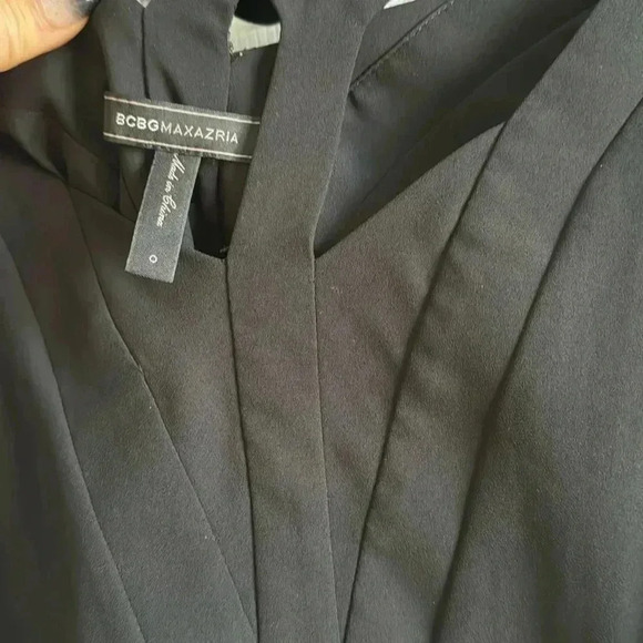 BCBG Max Azria Katryn Dress Black Size 0 - Picture 7 of 9